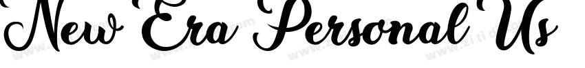 New Era Personal Us字体转换
